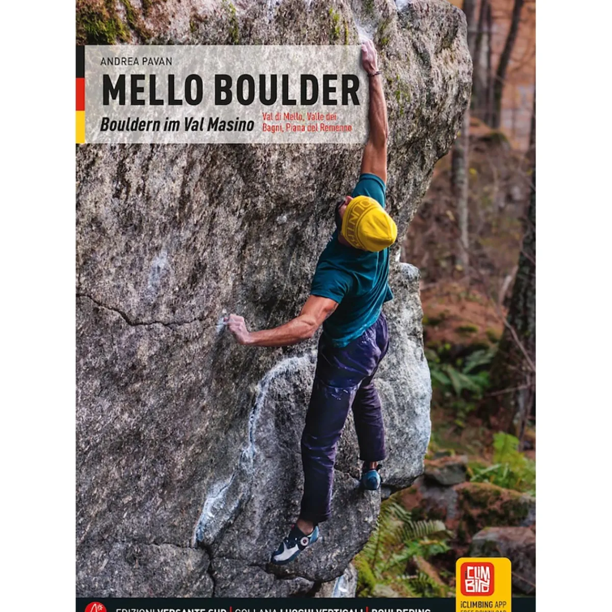 Versante Sud Mello Boulder german version climbing guidebook Best