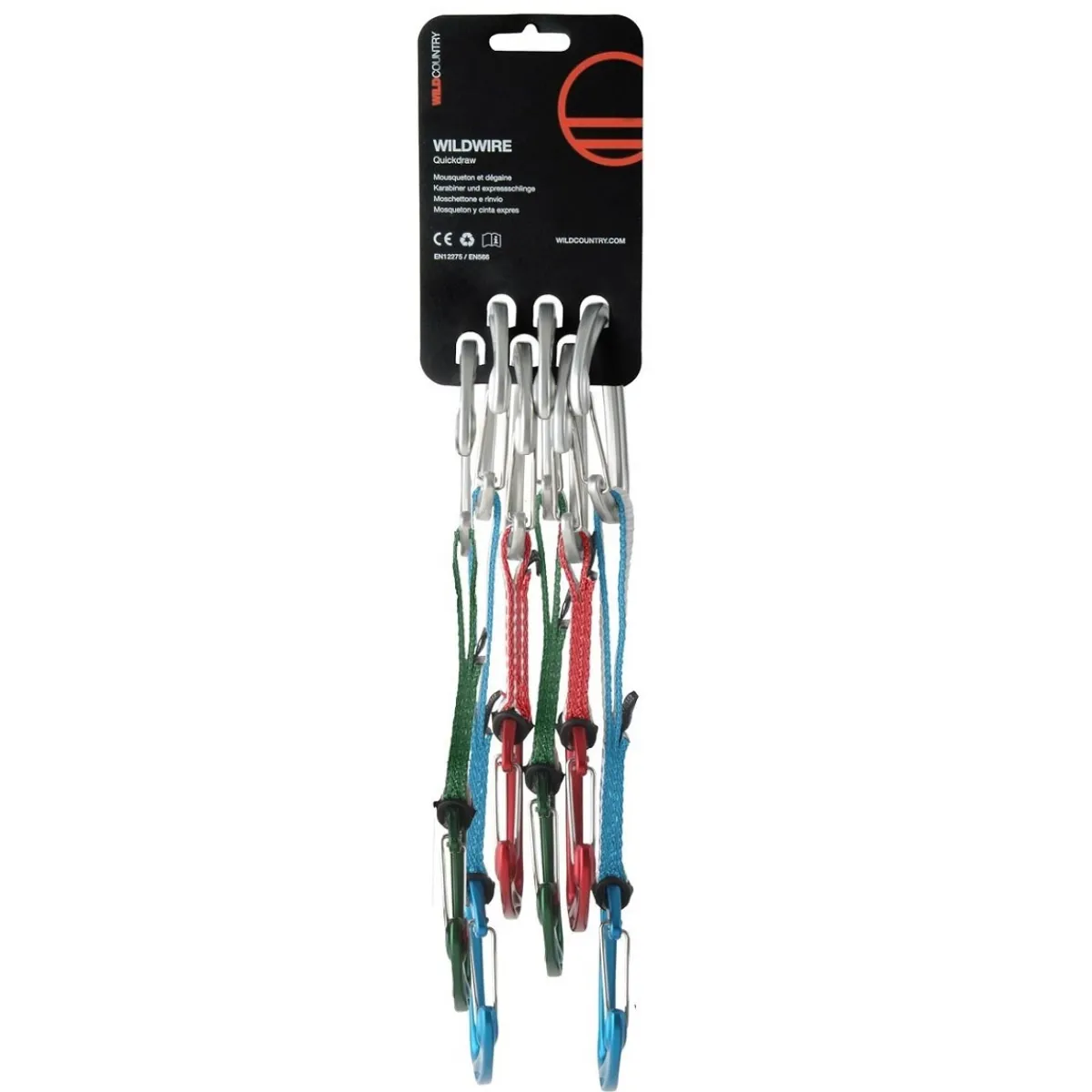 Wild Country Wildwire Quickdraw Trad 6-Pack climbing quickdraws Flash Sale