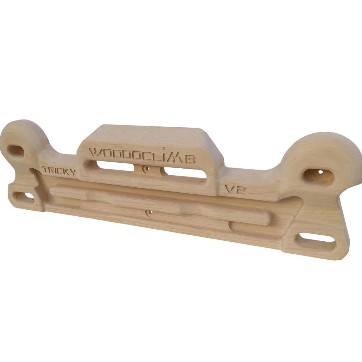 WoodoClimb Tricky V2 climbing hangboard Flash Sale