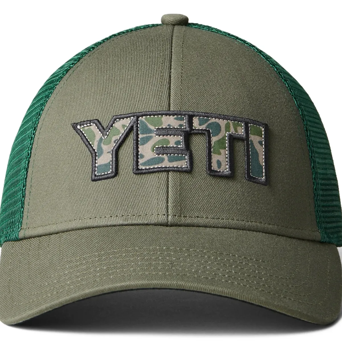 Yeti Camo Logo Badge Hat Olive Sale